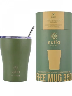 Kubek termiczny ze słomką 350 ml Forest Spirit * Estia Hot