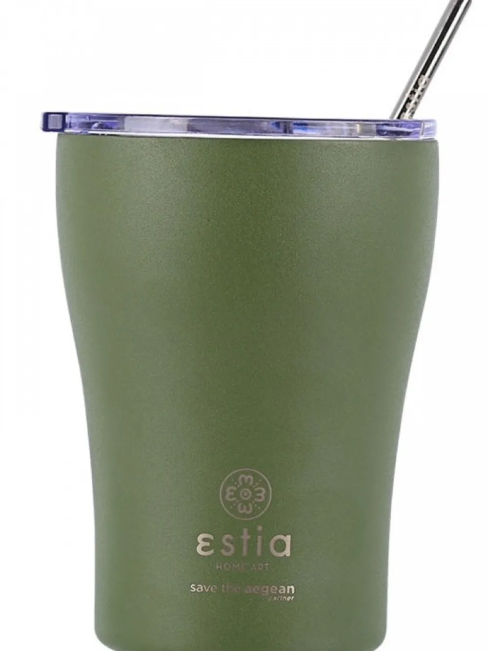 Kubek termiczny ze słomką 350 ml Forest Spirit * Estia Hot