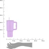 Kubek termiczny ze słomką 900 ml Lavender Purple * Estia Online