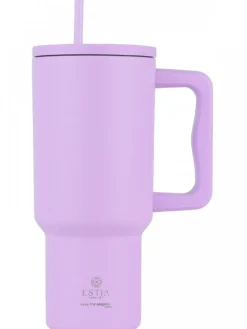 Kubek termiczny ze słomką 900 ml Lavender Purple * Estia Online