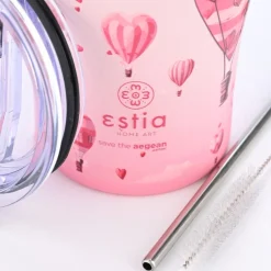 Kubek termiczny ze słomką 350 ml Love Ascend * Estia Clearance
