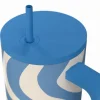 Kubek termiczny ze słomką 900 ml Ocean Waves * Estia Discount