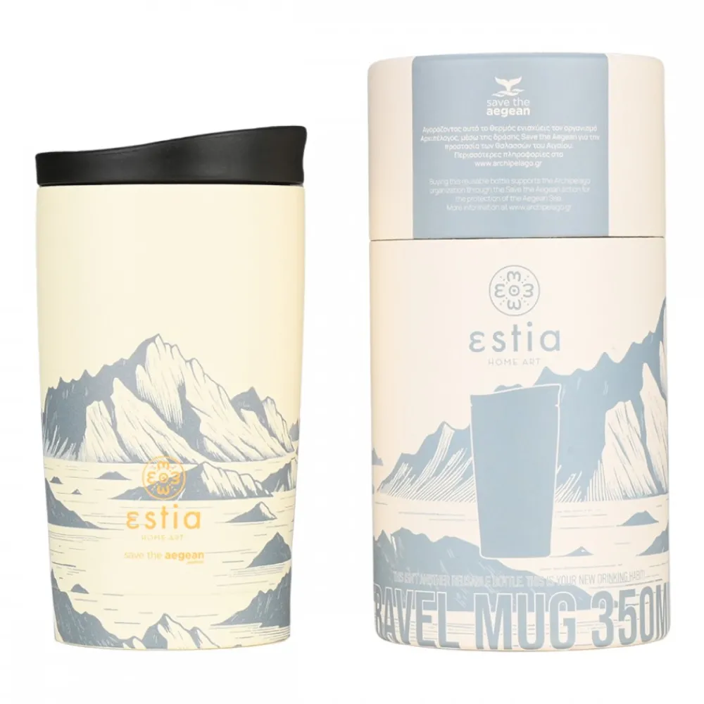 Kubek termiczny z górskim nadrukiem 350 ml Alpine Essence * Estia Best