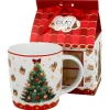 Kubek świąteczny CHRISTMAS TREE 3 DOMEK 400 ml * Duo Sale