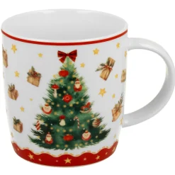 Kubek świąteczny CHRISTMAS TREE 3 DOMEK 400 ml * Duo Sale