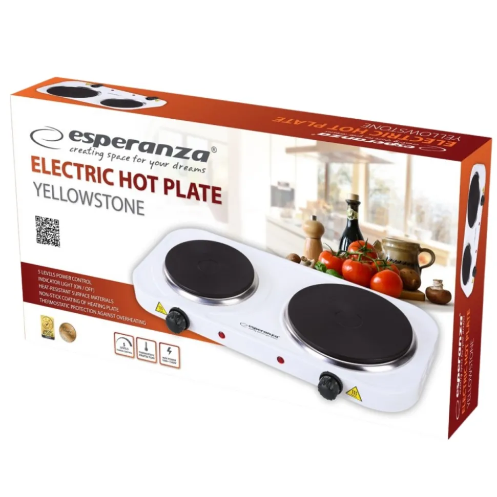 Kuchenka elektryczna ESPERANZA YELLOWSTONE EKH014W
