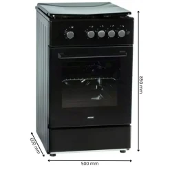 Kuchnia gazowa MPM MPM-56-KGF-21/B czarna