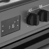Kuchnia gazowo-elektryczna KWGE-K90A Cheff Modern Black czarna * Ravanson Sale