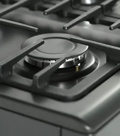 Kuchnia gazowo-elektryczna KWGE-K90A Cheff Modern Black czarna * Ravanson Sale