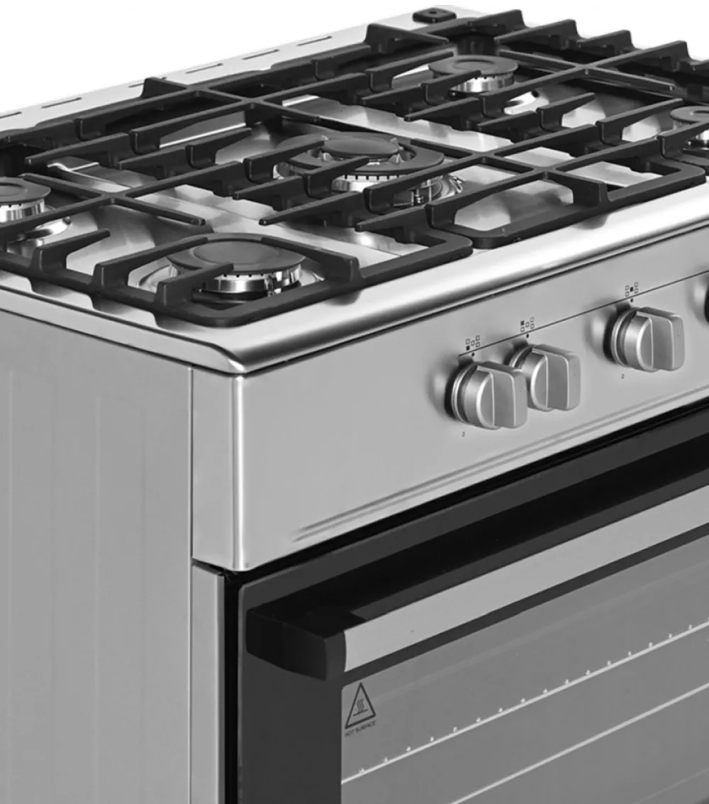 Kuchnia gazowo-elektryczna KWGE-K90A Cheff inox * Ravanson Online
