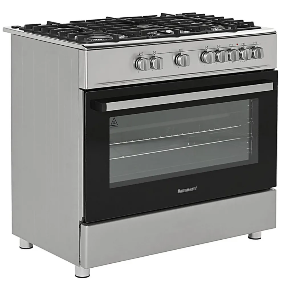 Kuchnia gazowo-elektryczna KWGE-K90A Cheff inox * Ravanson Online
