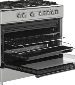Kuchnia gazowo-elektryczna KWGE-K90A Cheff inox * Ravanson Online