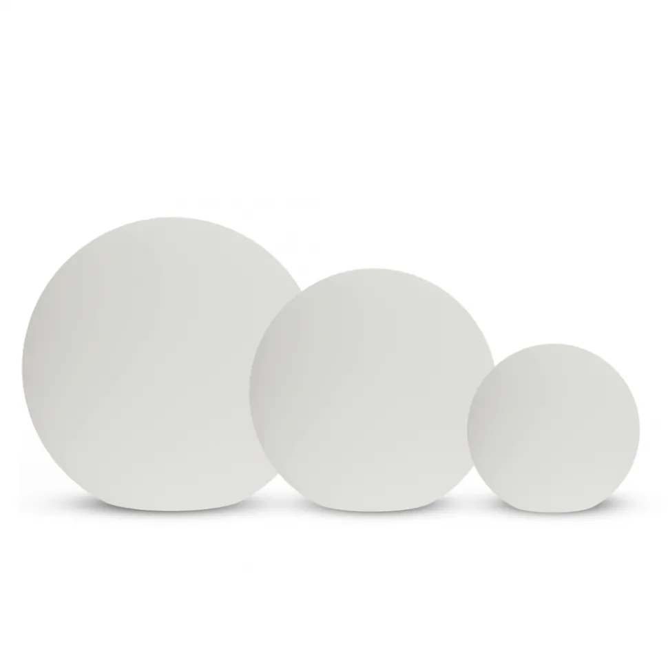 Kula Ogrodowa GLOBO biała 60 cm z żarówką RGB A60 10W i pilotem