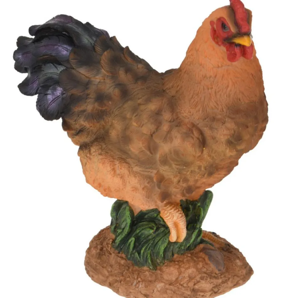 Kura ogrodowa kolorowa 27 cm