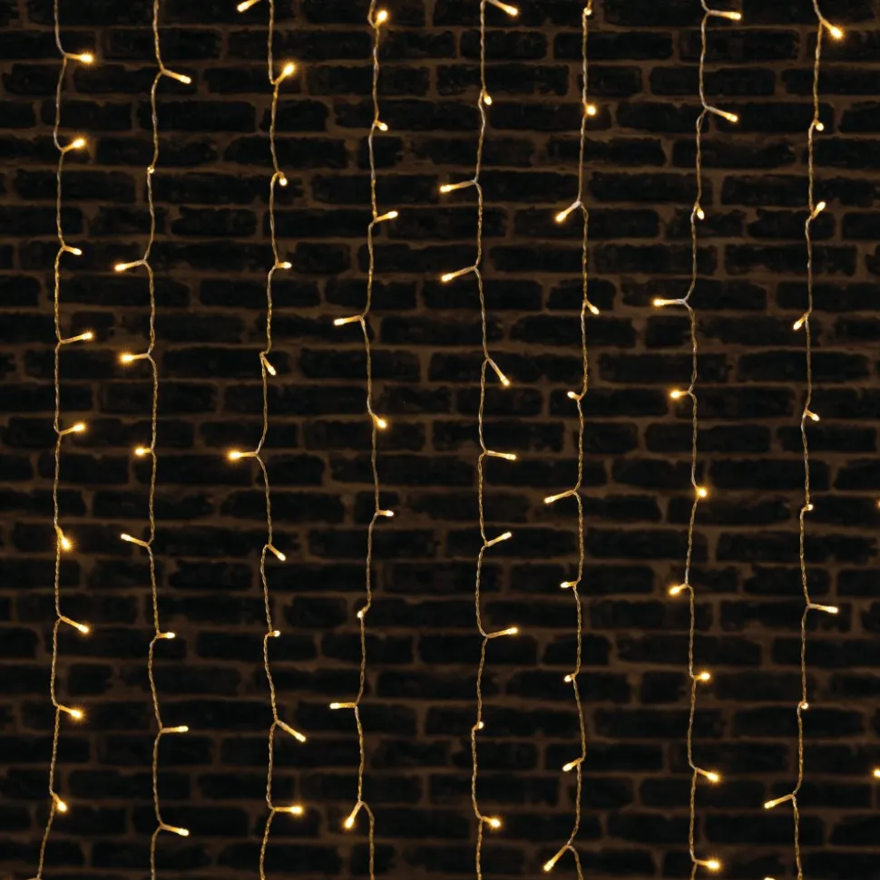Kurtyna świetlna 4m ciepła biel 800 LED