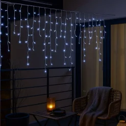 Kurtyna świetlna 4m zimna biel 240 LED
