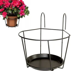Kwietnik balkonowy geometryczny 18xh17cm