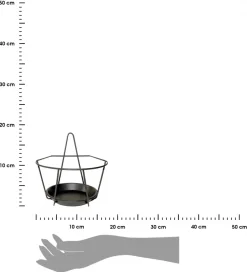 Kwietnik ścienny geometryczny 17xh17cm