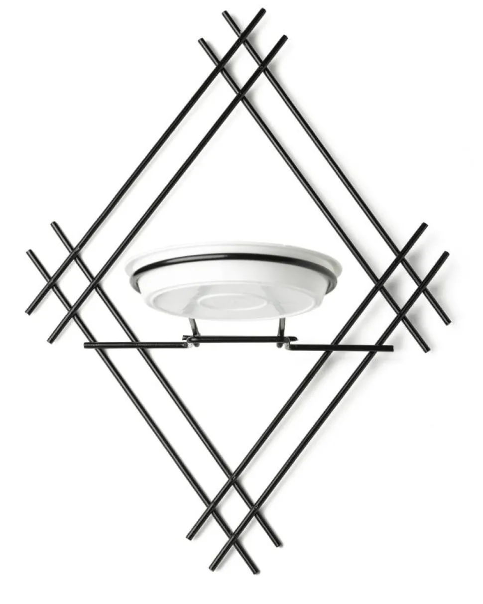 Kwietnik ścienny metalowy do zawieszenia 41 cm LOFT