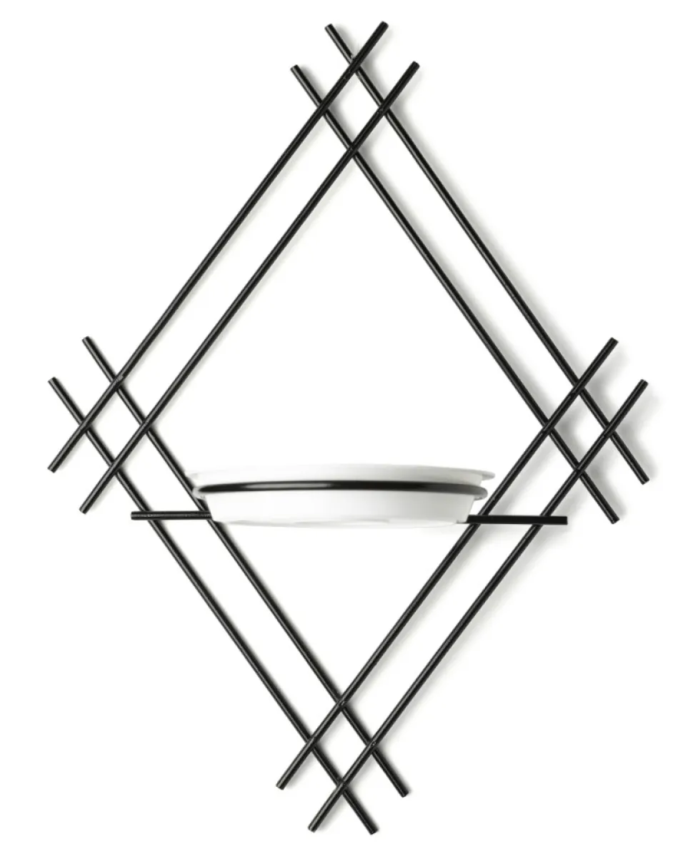 Kwietnik ścienny metalowy do zawieszenia 41 cm LOFT