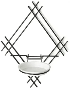 Kwietnik ścienny metalowy do zawieszenia 41 cm LOFT