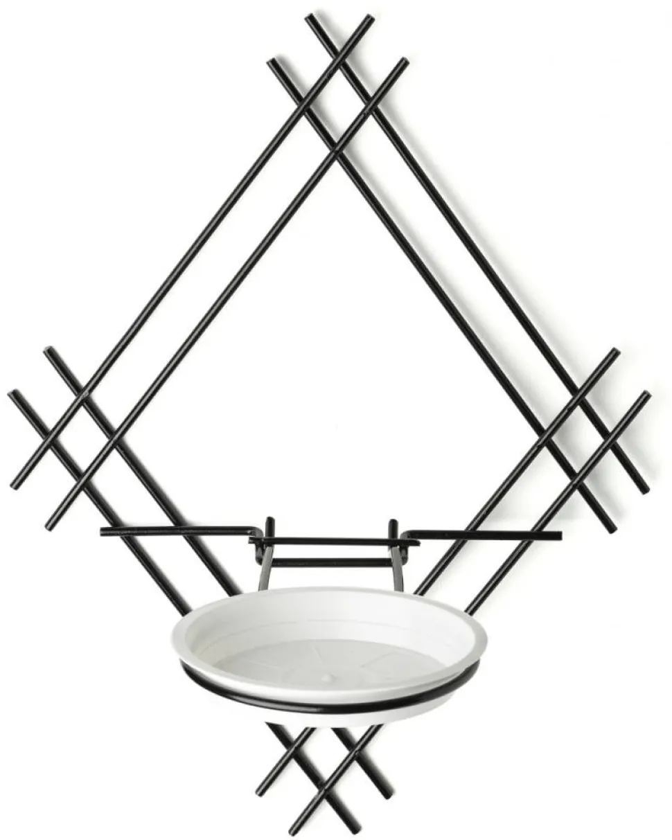 Kwietnik ścienny metalowy do zawieszenia 41 cm LOFT