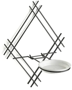 Kwietnik ścienny metalowy do zawieszenia 41 cm LOFT
