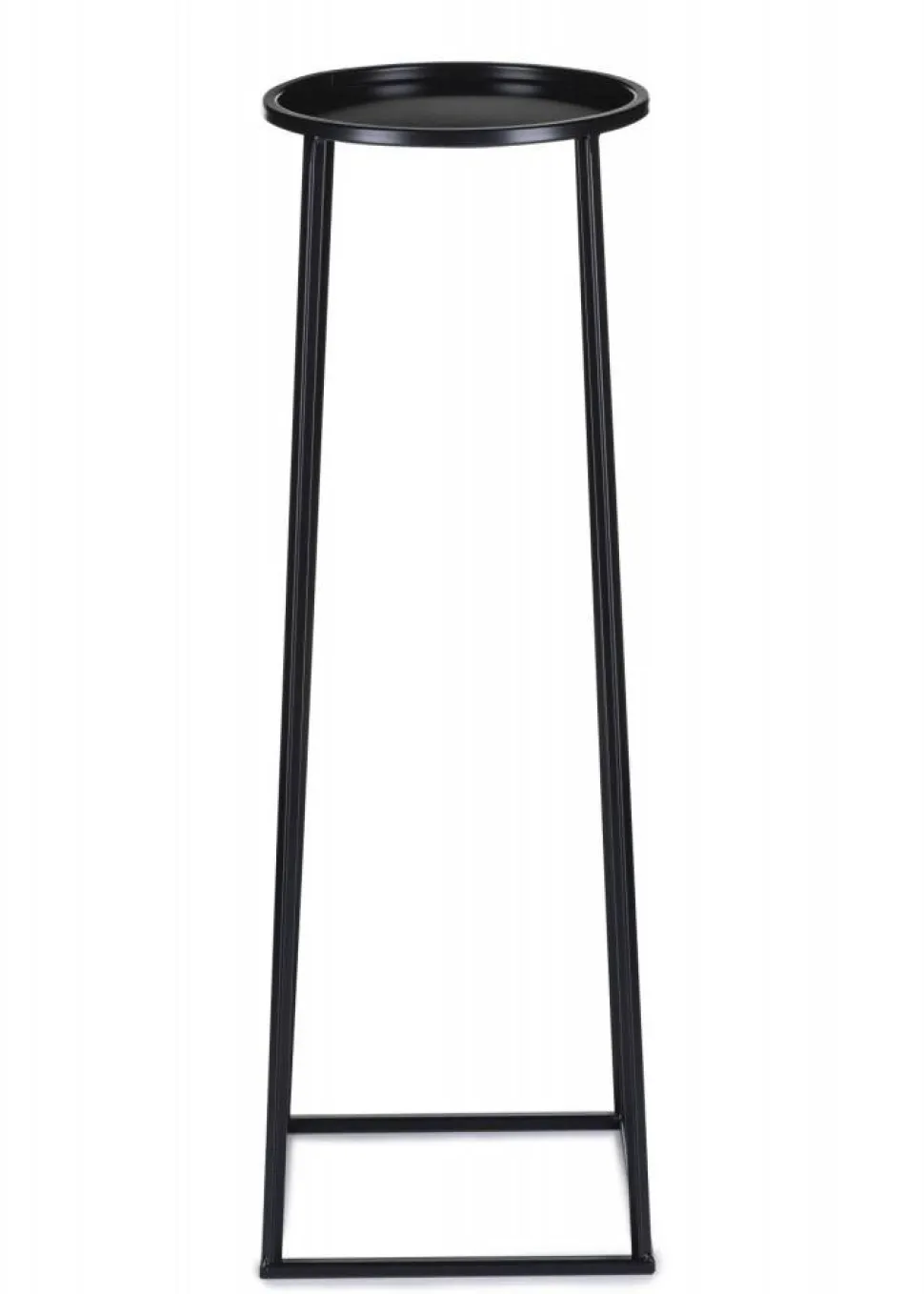Kwietnik industrialny czarny stojak 70 cm LOFT