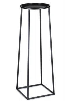 Kwietnik industrialny czarny stojak 70 cm LOFT