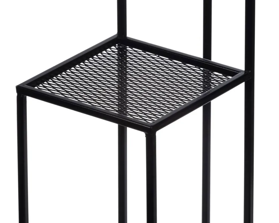 Kwietnik KASKADA czarny 110 cm siatka metalowy LOFT