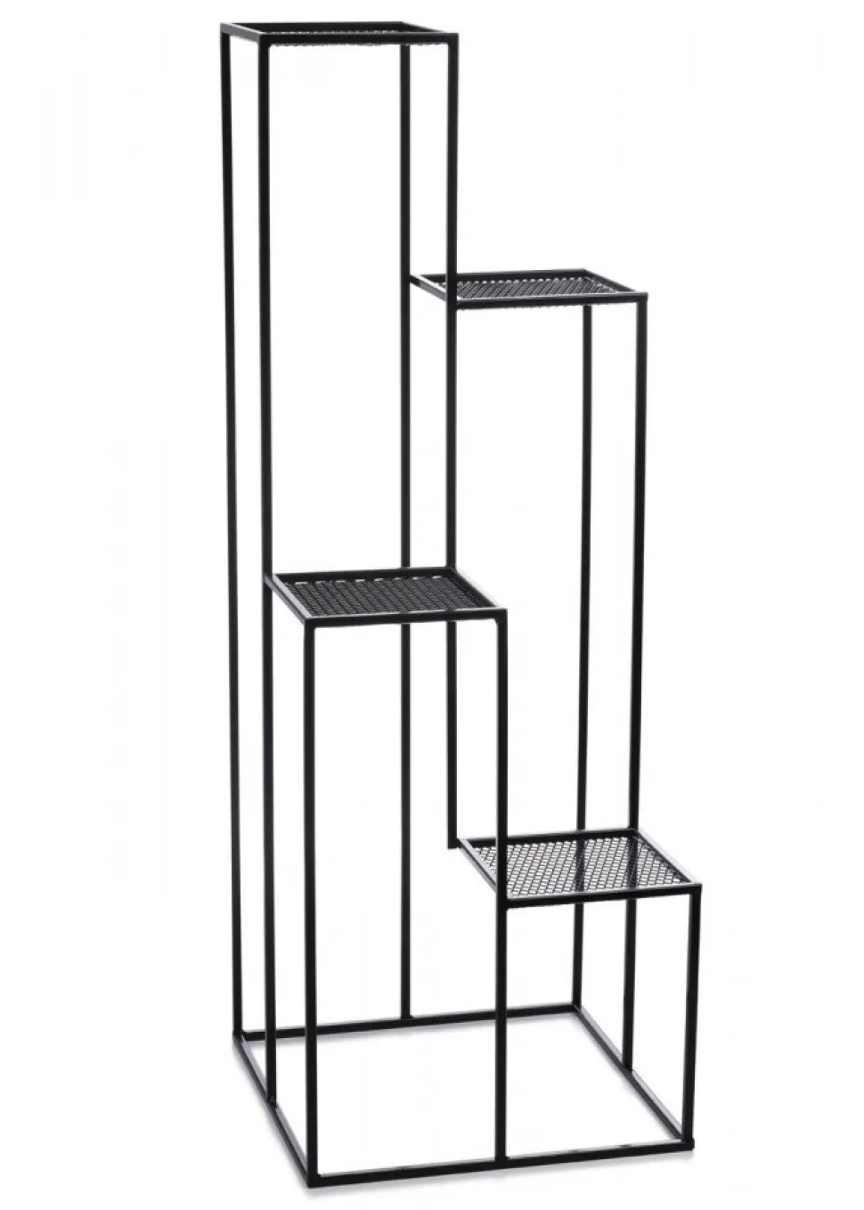 Kwietnik KASKADA czarny 110 cm siatka metalowy LOFT