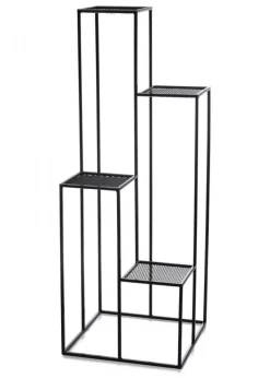 Kwietnik KASKADA czarny 110 cm siatka metalowy LOFT