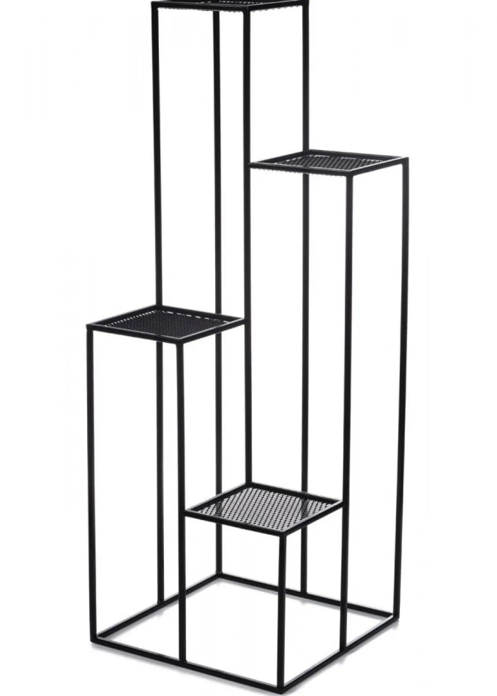 Kwietnik KASKADA czarny 110 cm siatka metalowy LOFT