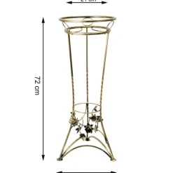 Kwietnik metalowy na jedną donicę Sibyl 72 cm