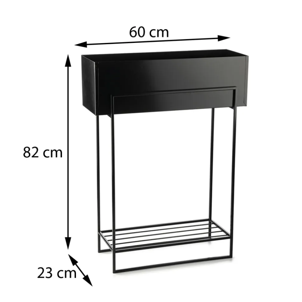 Kwietnik metalowy stojak na kwiaty 82 cm LOFT