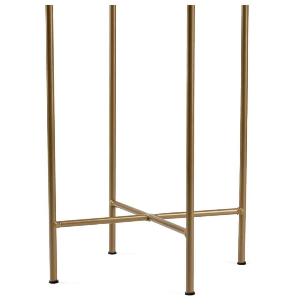 Kwietnik na kwiaty osłonka 55 cm złotym GLAMOUR