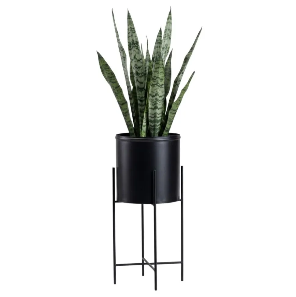 Kwietnik na kwiaty osłonka 55 cm czarny LOFT