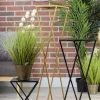 Kwietnik na rośliny stojący 70 cm czarny LOFT