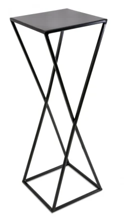 Kwietnik na rośliny stojący 70 cm czarny LOFT