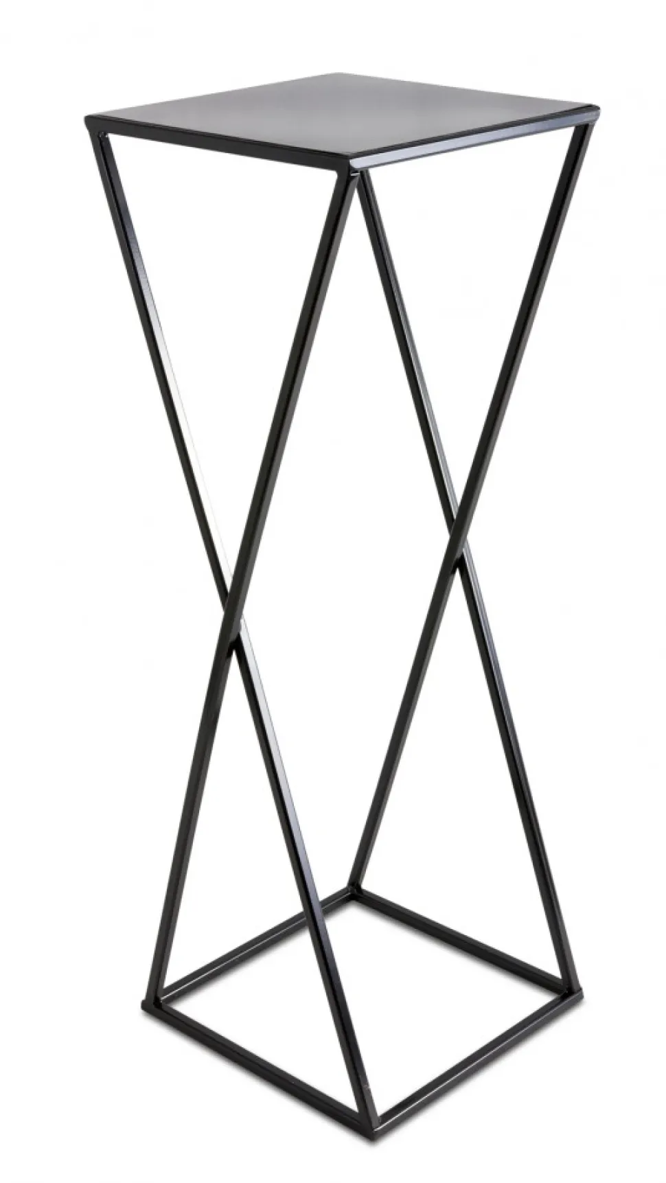 Kwietnik na rośliny stojący 70 cm czarny LOFT