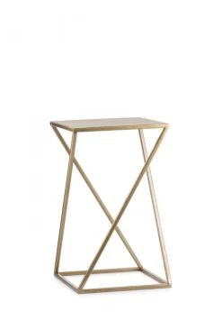 Kwietnik na rośliny stojący 40 cm złoty GLAM