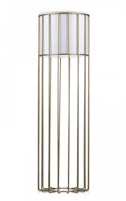 Kwietnik nowoczesny 70 cm złoto biały LOFT