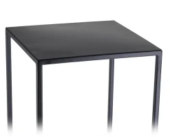 Kwietnik nowoczesny czarny 70 cm stojący
