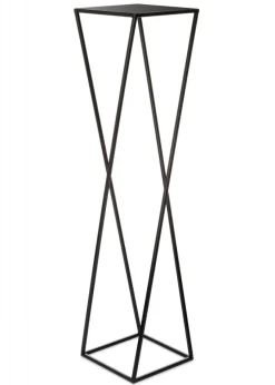 Kwietnik nowoczesny czarny stojący 100 cm LOFT
