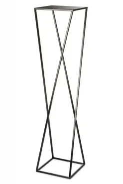 Kwietnik nowoczesny czarny stojący 100 cm LOFT