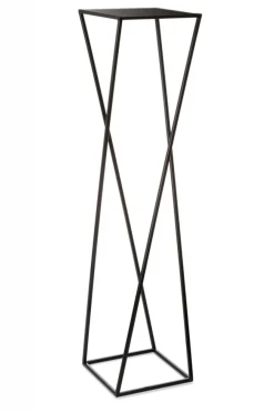 Kwietnik nowoczesny czarny stojący 100 cm LOFT