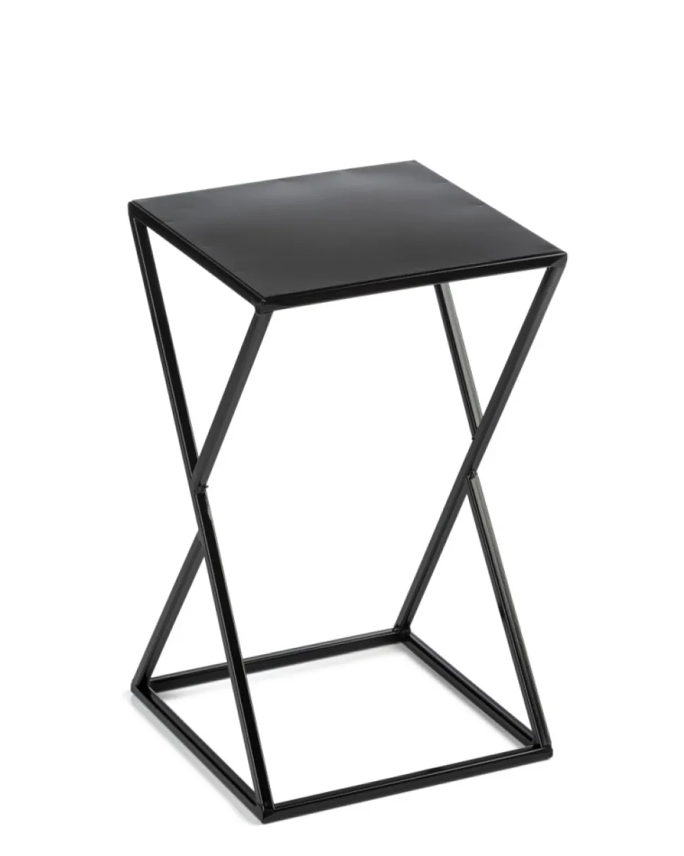 Kwietnik nowoczesny LOFT czarny 40 cm industrialna