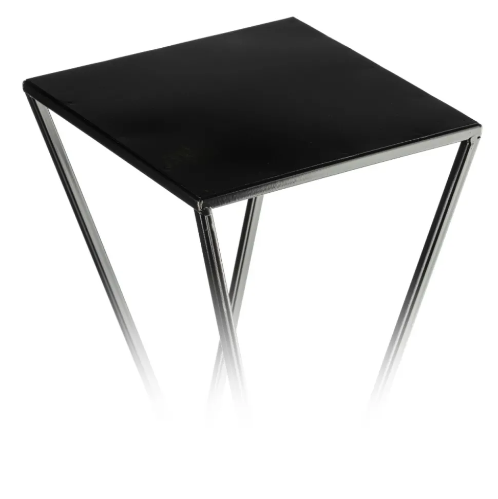 Kwietnik nowoczesny LOFT czarny 40 cm industrialna