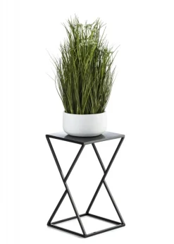 Kwietnik nowoczesny LOFT czarny 40 cm industrialna