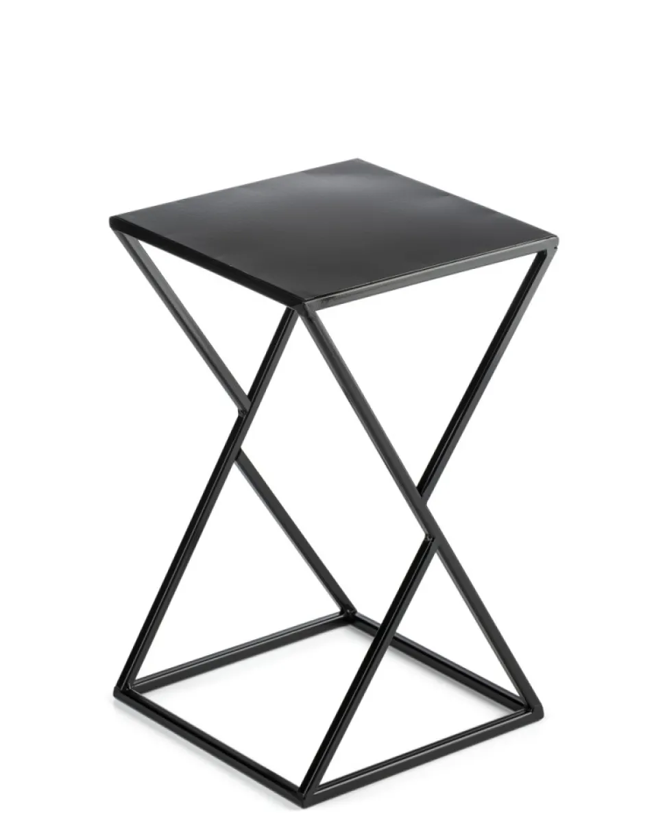 Kwietnik nowoczesny LOFT czarny 40 cm industrialna